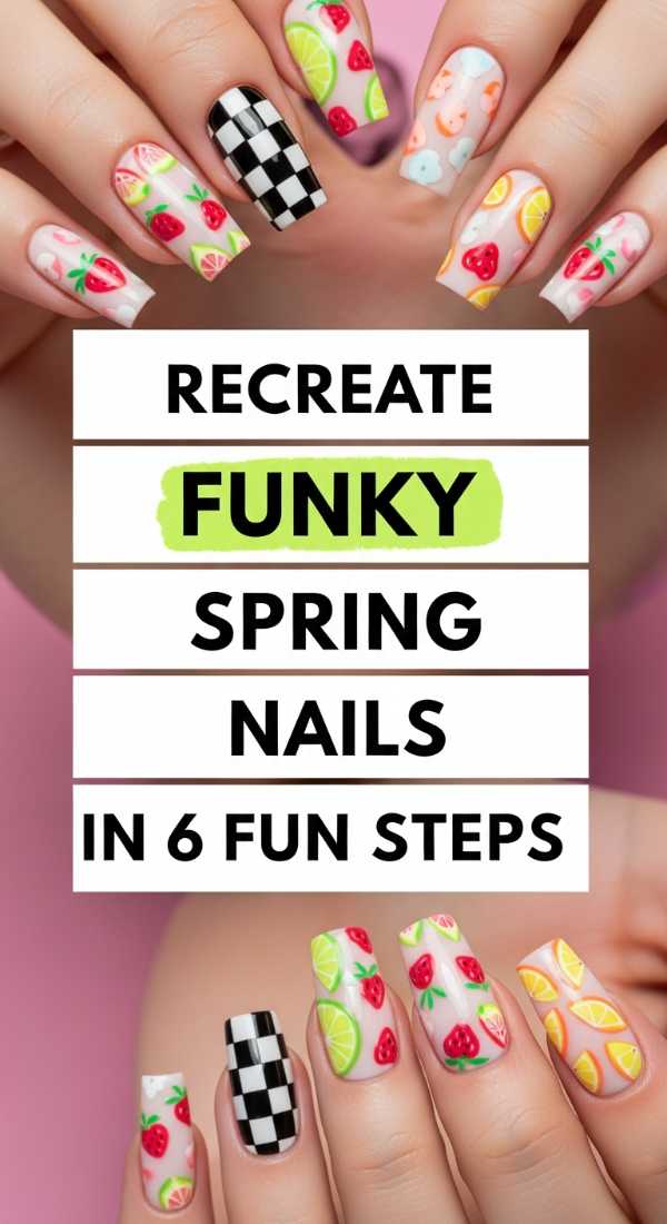 Polish & Perfection: Your Ultimate Guide to Trendsetting Nail Art Recreate Funky Spring Nails In 6 Fun Steps 69ff5aa63de4c