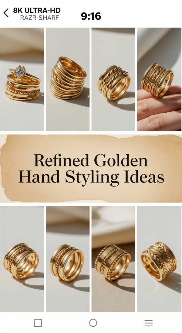 Refined Golden Hand Styling Ideas 69fdbc3e124da