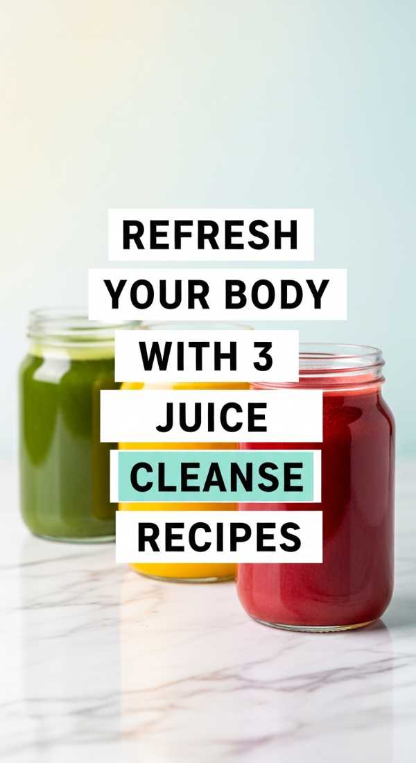 Refresh Your Body With 3 Juice Cleanse Recipes 69fc175ac0491