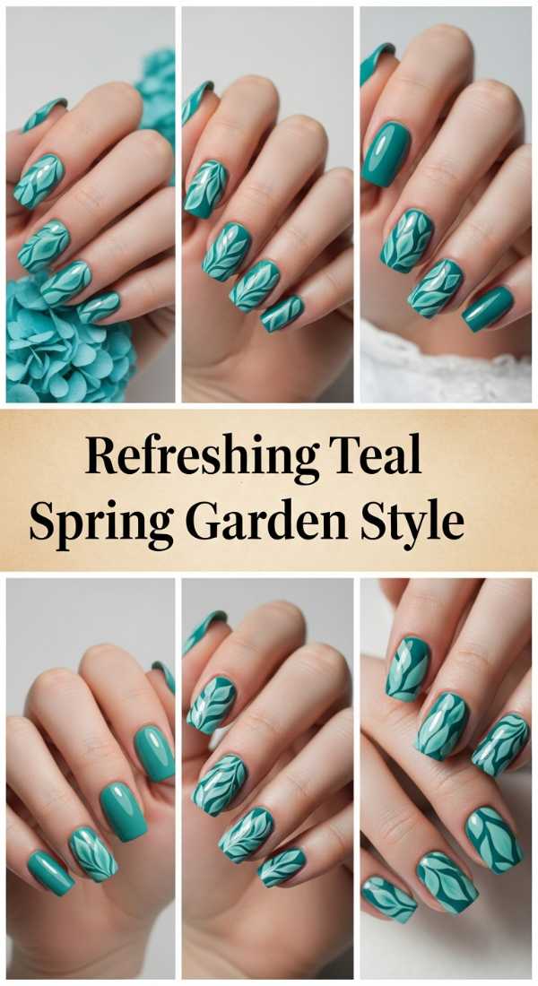 Refreshing Teal Spring Garden Style 69ff6db397e7e