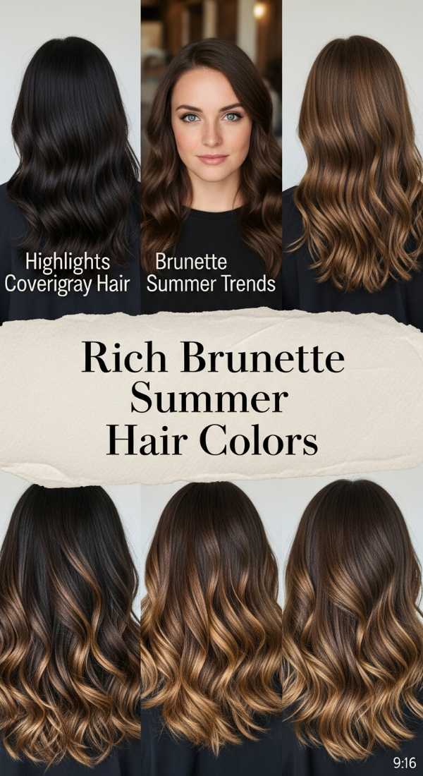 2026 Hair Trends: The Ultimate Guide to Your Next Transformation Rich Brunette Summer Hair Colors 6a08d461ded2c