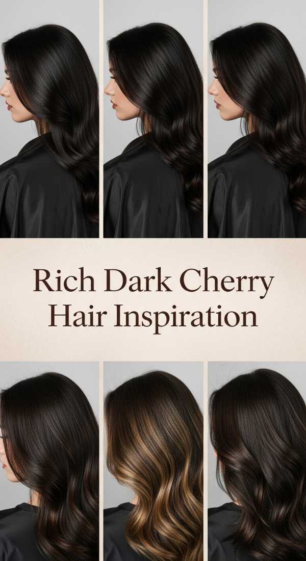 Rich Dark Cherry Hair Inspiration 6a142b95cc55b
