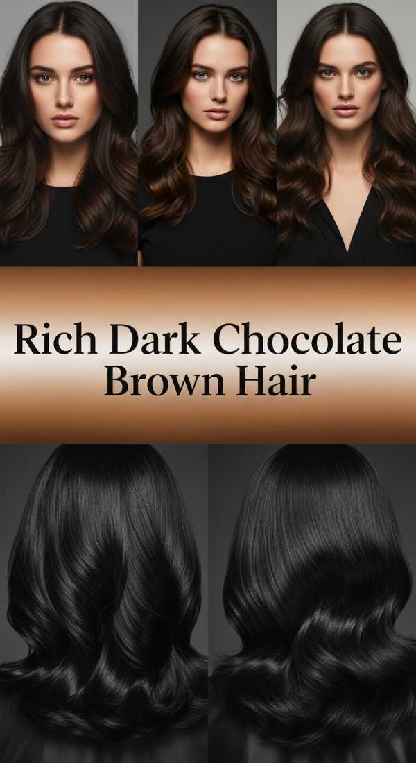 Redefining Elegance: Most Coveted High-End Hair Trends of 2024 Rich Dark Chocolate Brown Hair 6a08ce4dc14ac