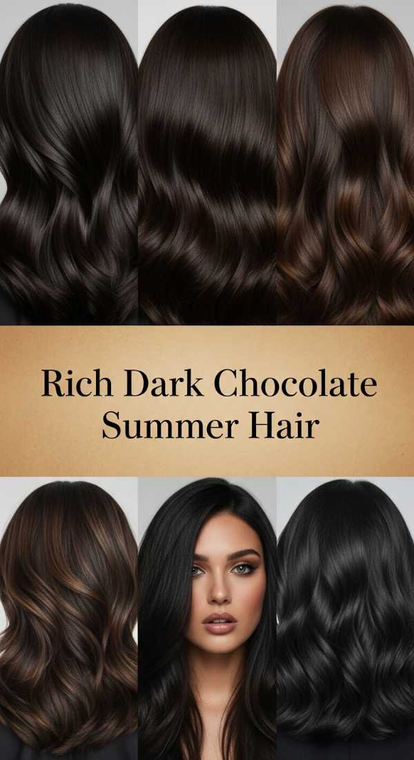 Sculpted for Tomorrow: The Ultimate 2026 Luxury Hair Guide Rich Dark Chocolate Summer Hair 6a08cb72b20cd