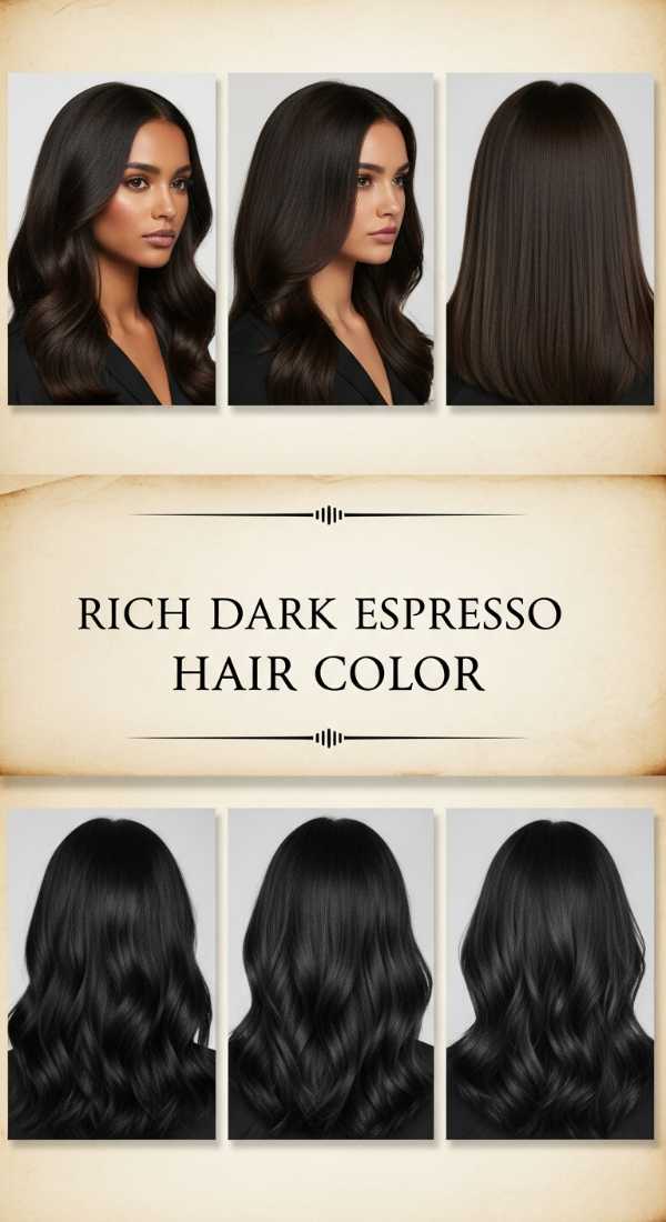 Sunkissed & Stylish: Your Go-To 2026 Summer Hair Lookbook Rich Dark Espresso Hair Color 6a08d451b0834