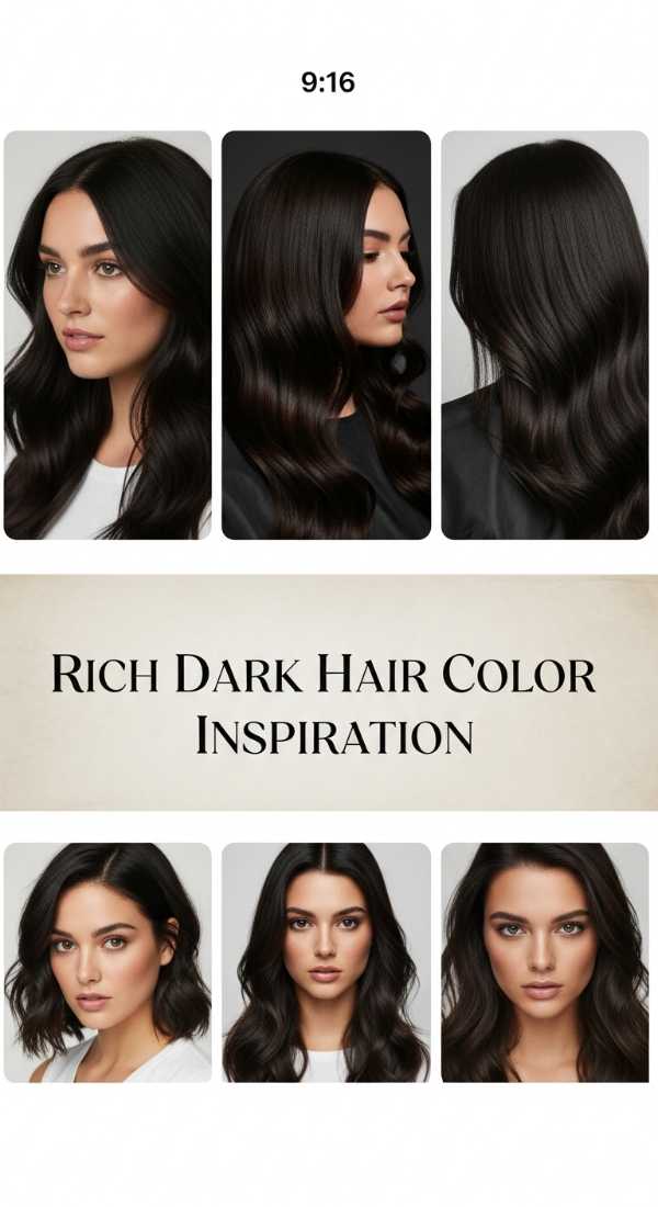 Chic & Cutting-Edge: The Ultimate Guide to Modern Hairstyles Rich Dark Hair Color Inspiration 6a142e30d4309