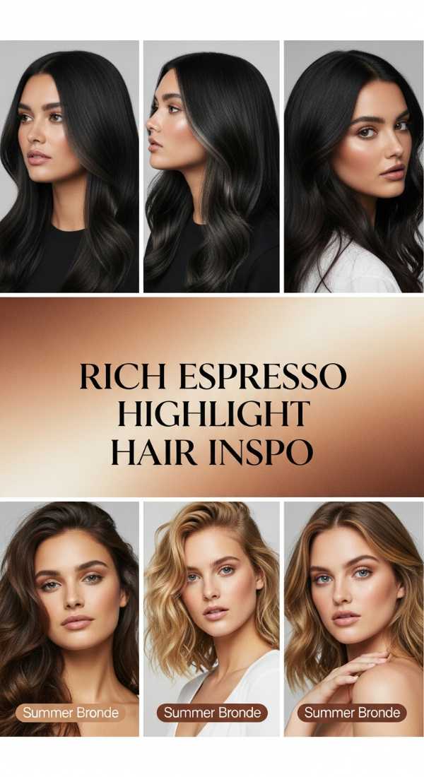Rich Espresso Highlight Hair Inspo 6a142ce776b66