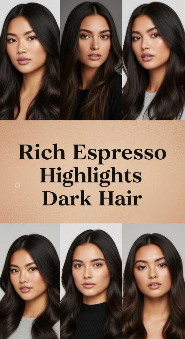 Refined Elegance: Top Modern Hair Trends for the Luxury Enthusiast Rich Espresso Highlights Dark Hair 6a1425a634691
