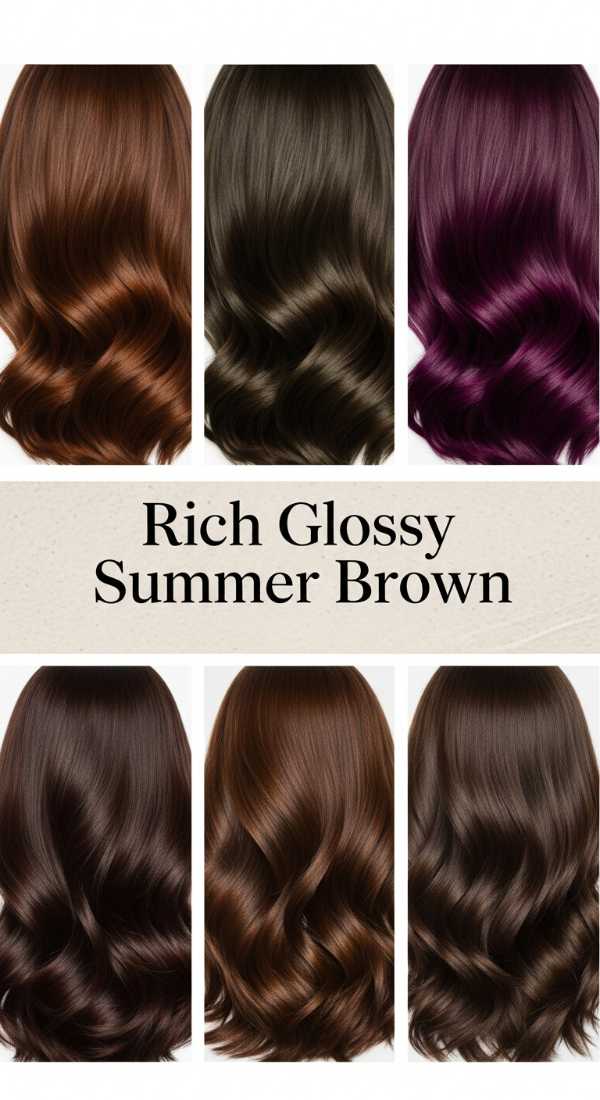 The Ultimate Guide to Chic & Sweat-Proof Summer Graduation Hair Rich Glossy Summer Brown 6a08d5faeb184