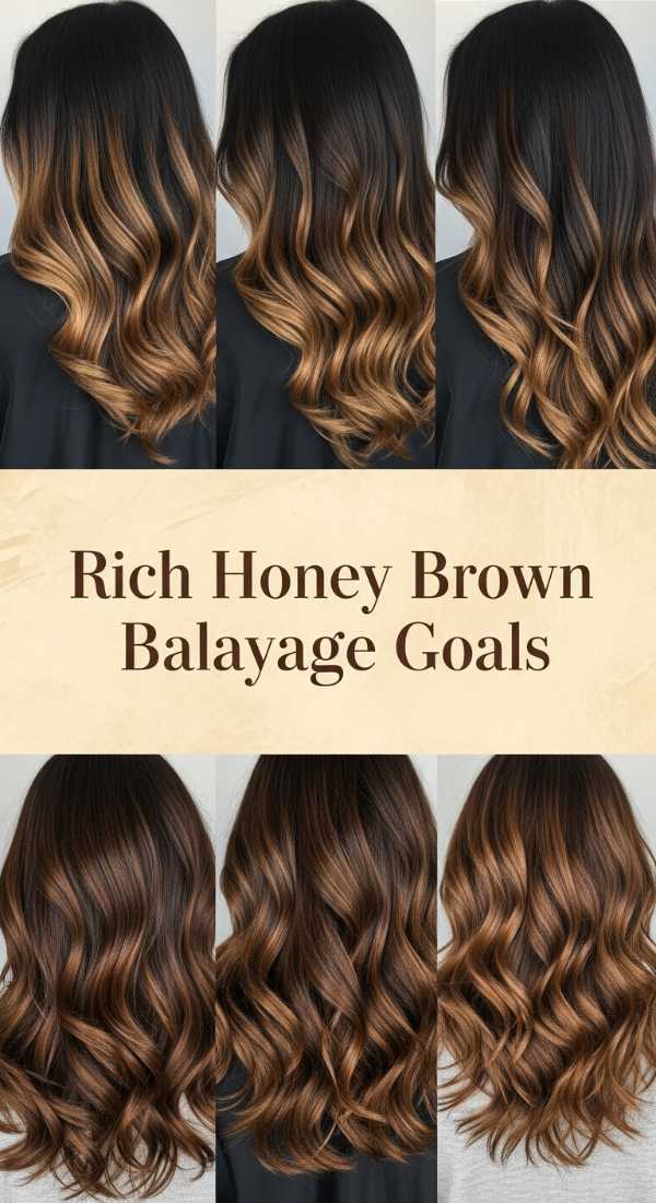 Rich Honey Brown Balayage Goals 6a08d2a07247f