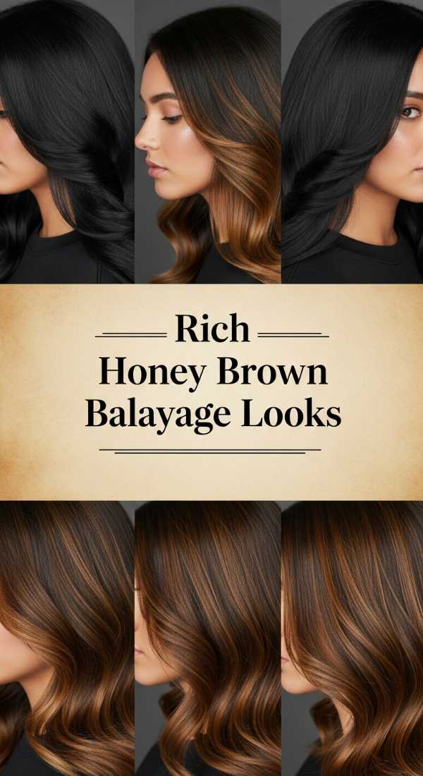 Rich Honey Brown Balayage Looks 6a08ce867d368
