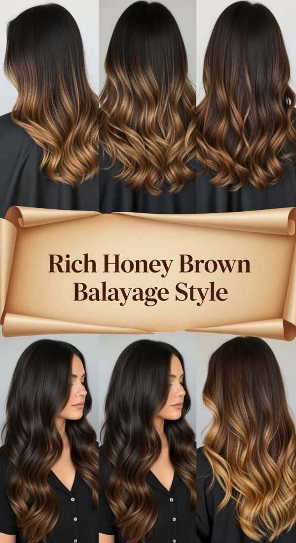 From Graduation Stage to Golden Hour: The Season's Hottest Hair Trends Rich Honey Brown Balayage Style 6a08d45645a74