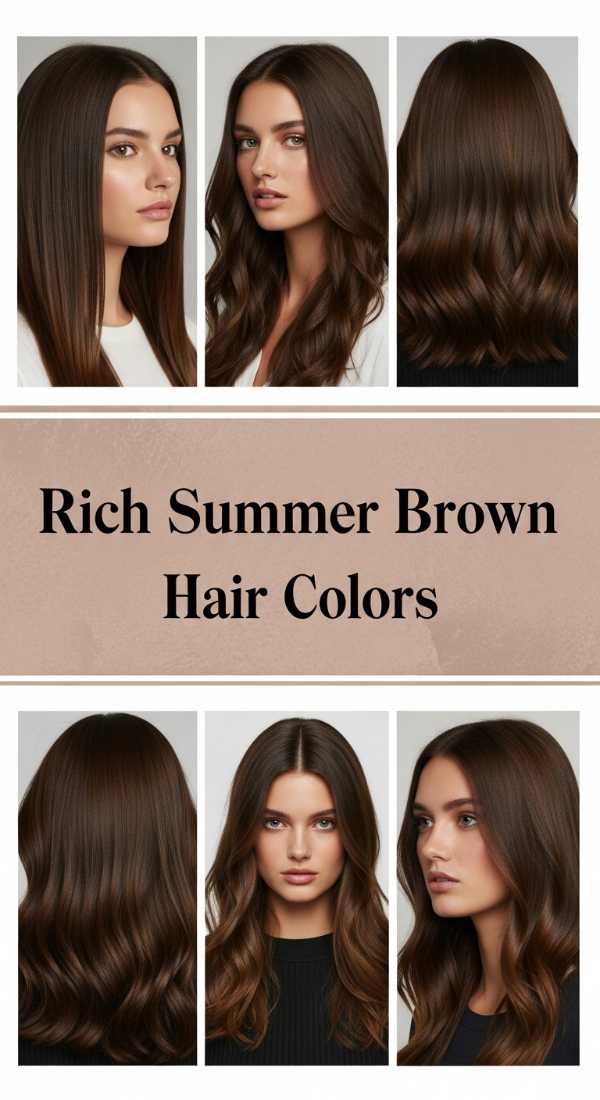 Rich Summer Brown Hair Colors 6a08d29294983