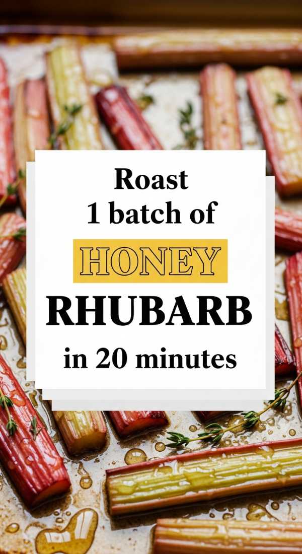 Roast 1 Batch Of Honey Rhubarb In 20 Minutes 69fd88ad97927