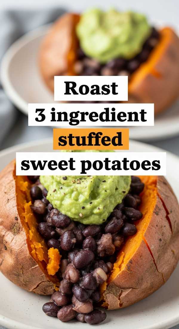 Roast 3 Ingredient Stuffed Sweet Potatoes 6a0170b31ad05