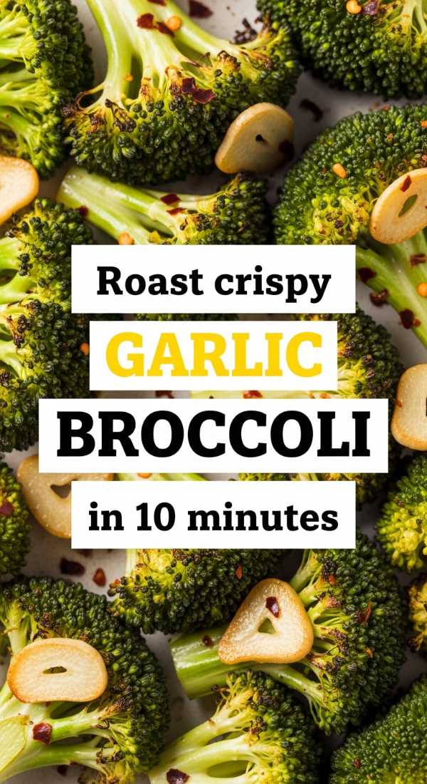 Roast Crispy Garlic Broccoli In 10 Minutes 6a04168fec439