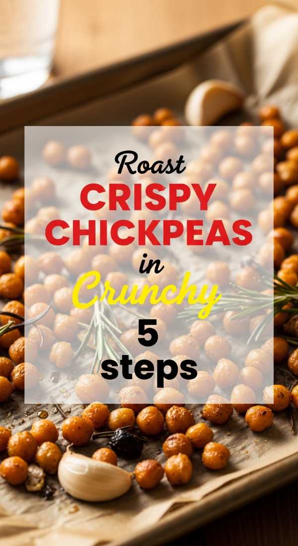 Roast Crispy Garlic Chickpeas In 5 Crunchy Steps 69fd7416f3f71