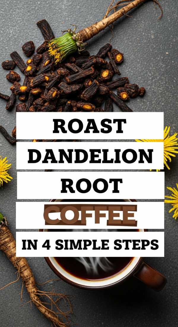 Roast Dandelion Root Coffee In 4 Simple Steps 69fd8ab296f83