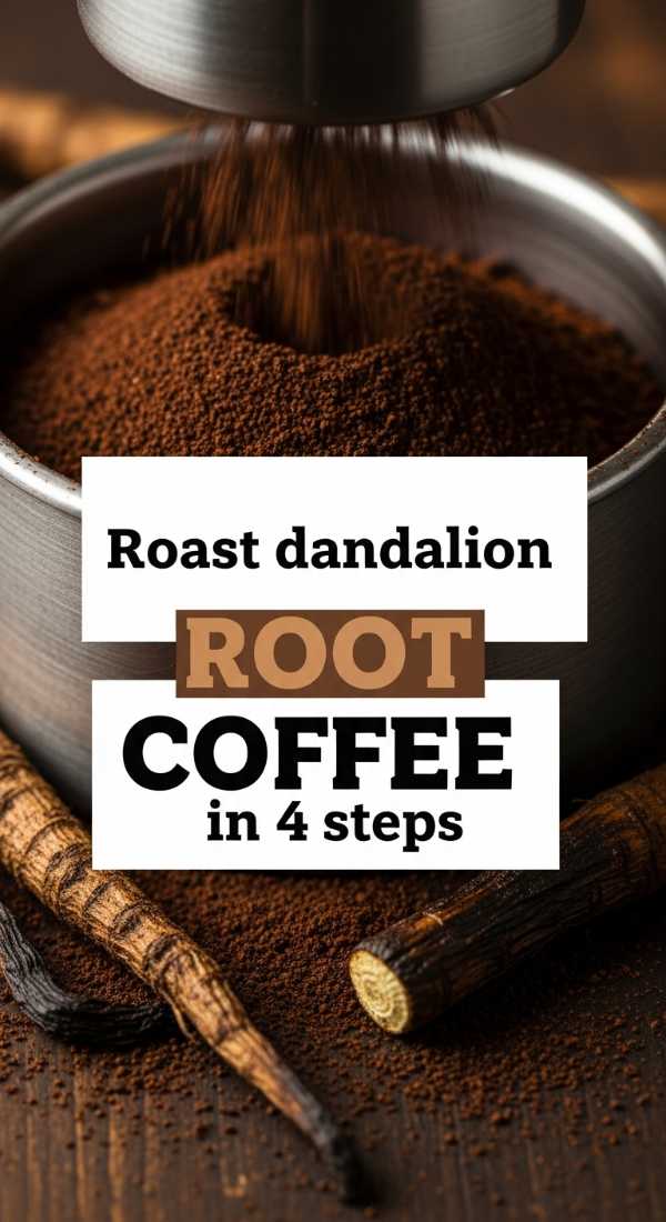 Roast Dandelion Root Coffee In 4 Steps 69f47a04f2063
