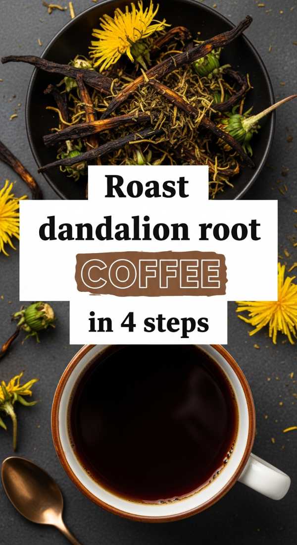 Roast Dandelion Root Coffee In 4 Steps 69f59f8941ae4