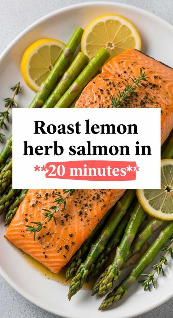 Roast Lemon Herb Salmon In 20 Minutes 69f4426140e93