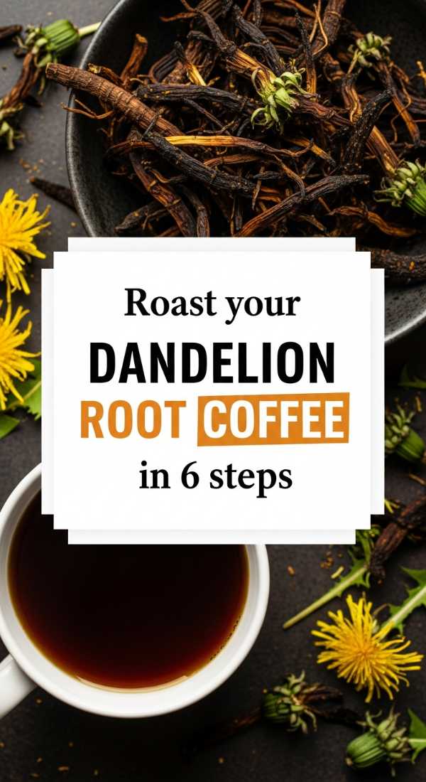 Roast Your Dandelion Root Coffee In 6 Steps 69f47b480a6ca