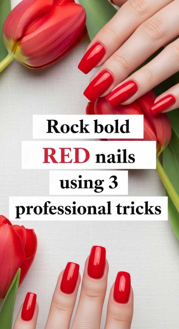 Rock Bold Red Nails Using 3 Professional Tricks 69fb9880a336d