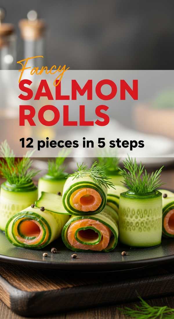 Roll 12 Cucumber Smoked Salmon Wraps In 5 Steps 69fd740fcdbdc