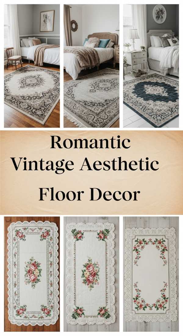 Romantic Vintage Aesthetic Floor Decor 69f48df4dae73
