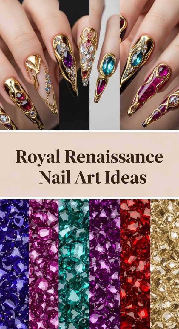 Royal Renaissance Nail Art Ideas 6a085b8ca7e57