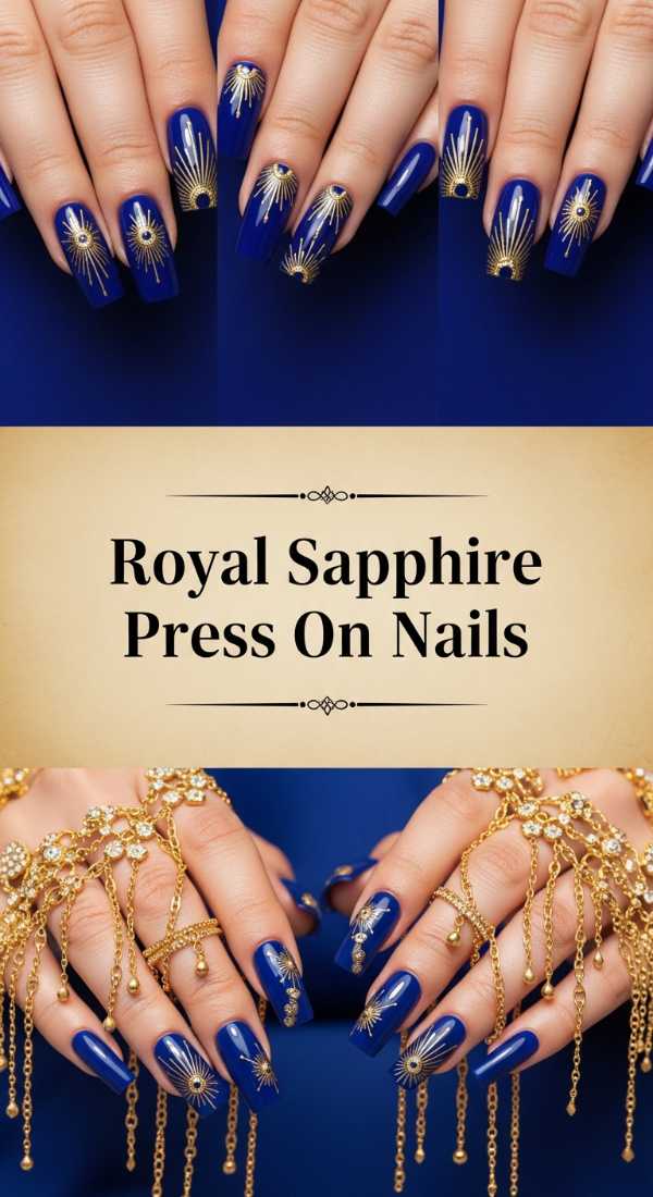 Royal Sapphire Press On Nails 6a0859e024488