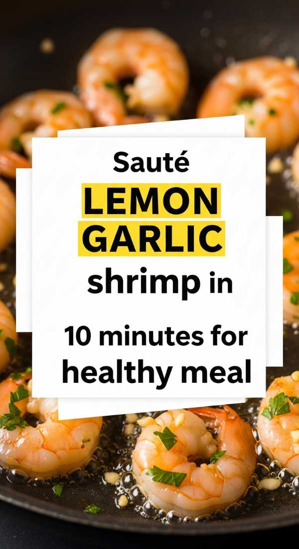 Saute Lemon Garlic Shrimp In 10 Minutes For A Healthy Meal 69fd8aabaa2c6
