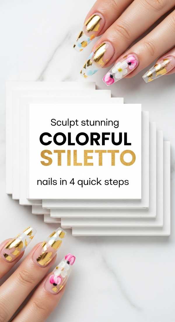 Sculpt Stunning Colorful Stiletto Nails In 4 Quick Steps 6a0f113d3498d