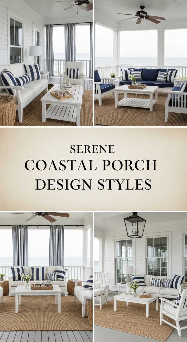 Serene Coastal Porch Design Styles 6a035a9166d49
