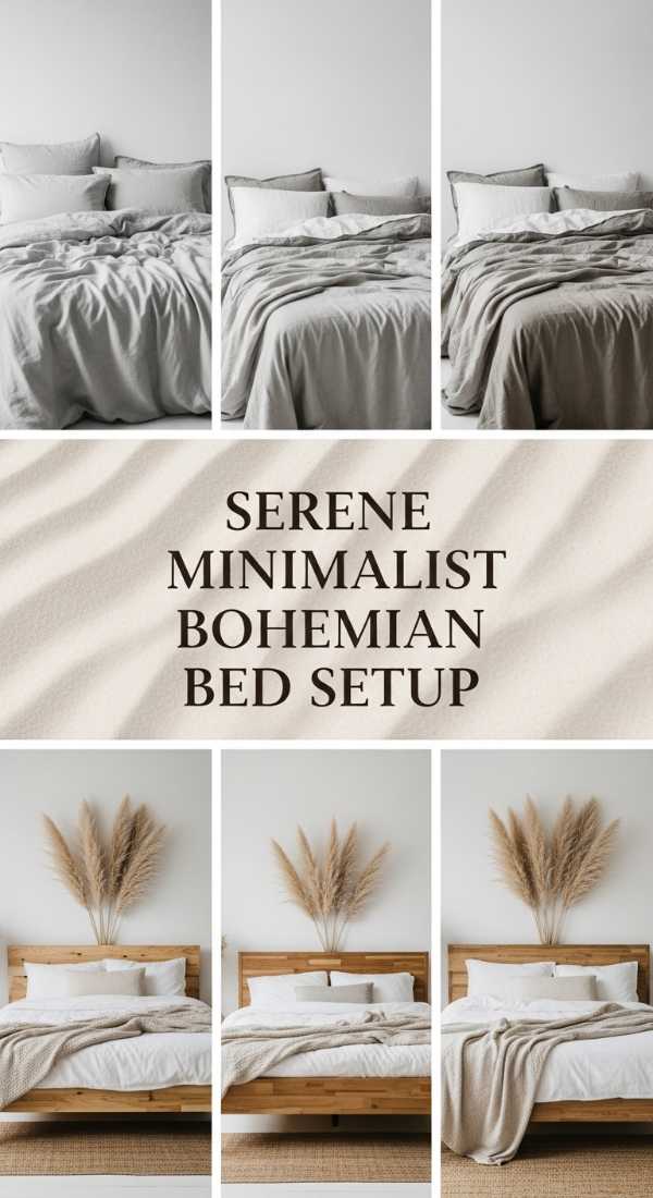 How to Design the Ultimate Earthy Modern Bohemian Oasis Serene Minimalist Bohemian Bed Setup 6a0ea154b6072