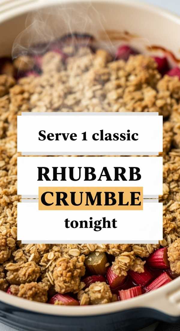 Sweet, Tart, and Totally Irresistible: The Ultimate Strawberry Rhubarb Collection Serve 1 Classic Rhubarb Crumble Tonight 69fd8c9af0b2d