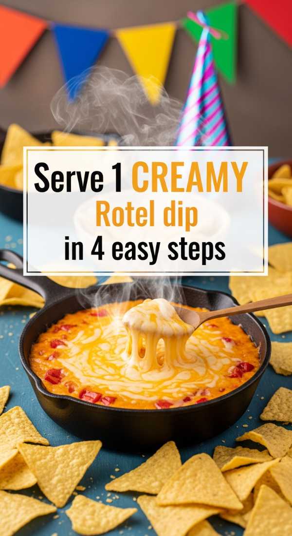 Serve 1 Creamy Rotel Dip In 4 Easy Steps 6a06c55a0b481
