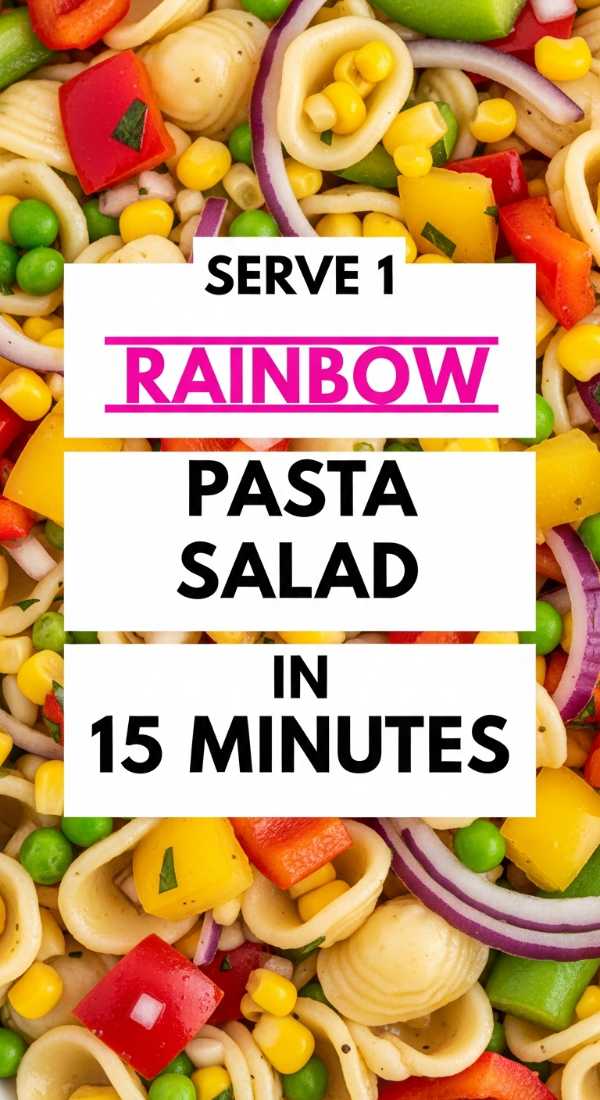 Spice Up Your Meal Prep: Refreshing Thai Pasta Dishes You'll Love Serve 1 Rainbow Pasta Salad In 15 Minutes 6a10a0c5a6a7b