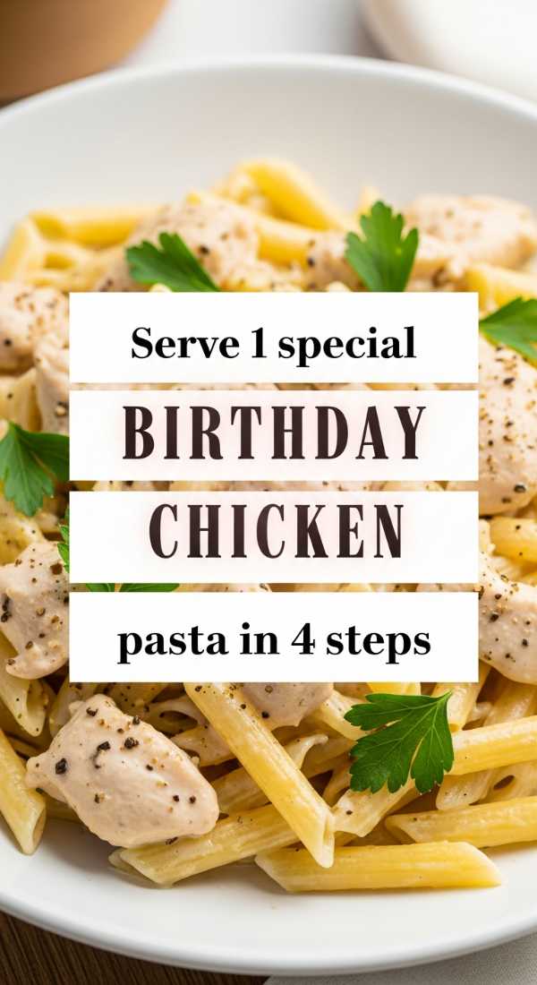 Serve 1 Special Birthday Chicken Pasta In 4 Steps 69fd8ab1af1c9