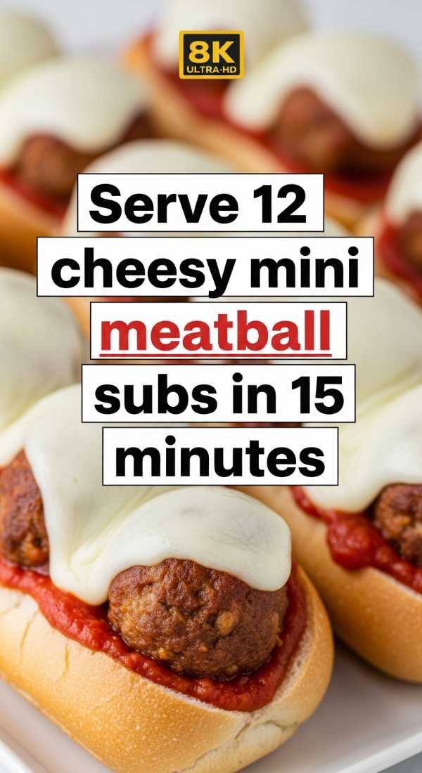 Serve 12 Cheesy Mini Meatball Subs In 15 Minutes 6a144254022c9