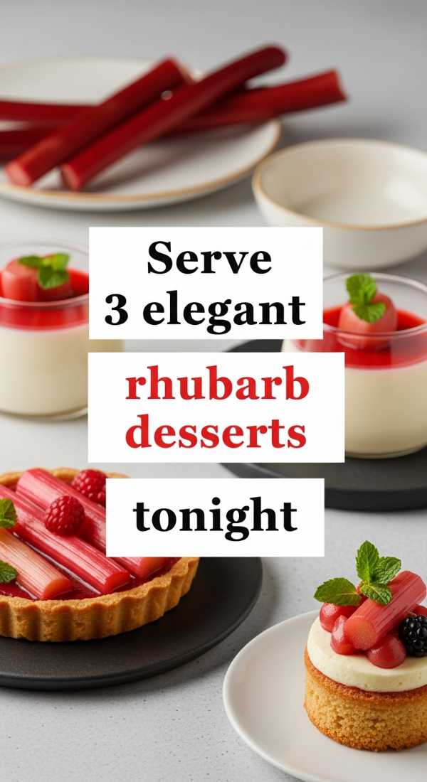 Sweet & Tangy Perfection: The Ultimate Strawberry Rhubarb Dessert Guide Serve 3 Elegant Rhubarb Desserts Tonight 69fd8ca073e3a