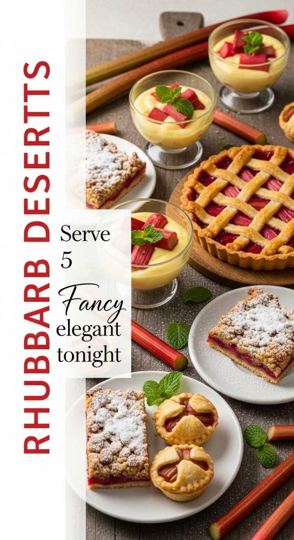 Serve 5 Elegant Rhubarb Desserts Tonight 69f71b125698d