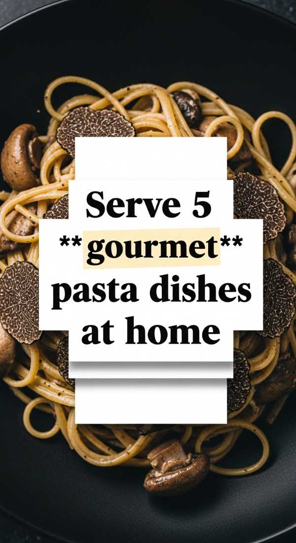 Serve 5 Gourmet Pasta Dishes At Home 6a10a0cba5c13