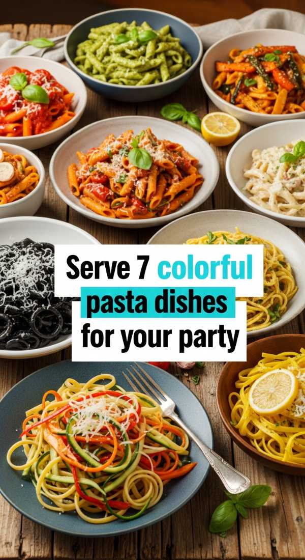 Serve 7 Colorful Pasta Dishes For Your Party 6a04167faa423