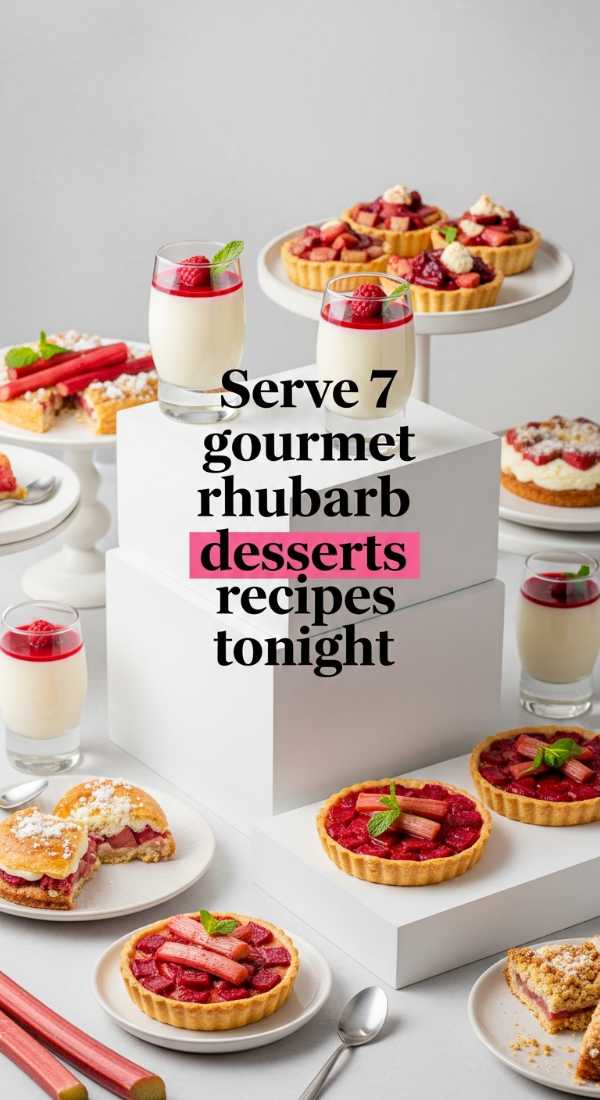 Serve 7 Gourmet Rhubarb Desserts Recipes Tonight 69fd8c9920131