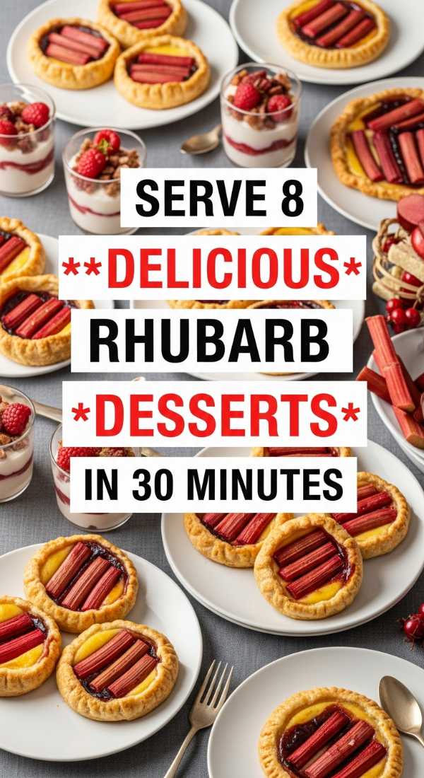 Serve 8 Delicious Rhubarb Desserts In 30 Minutes 69f5acd1bb729
