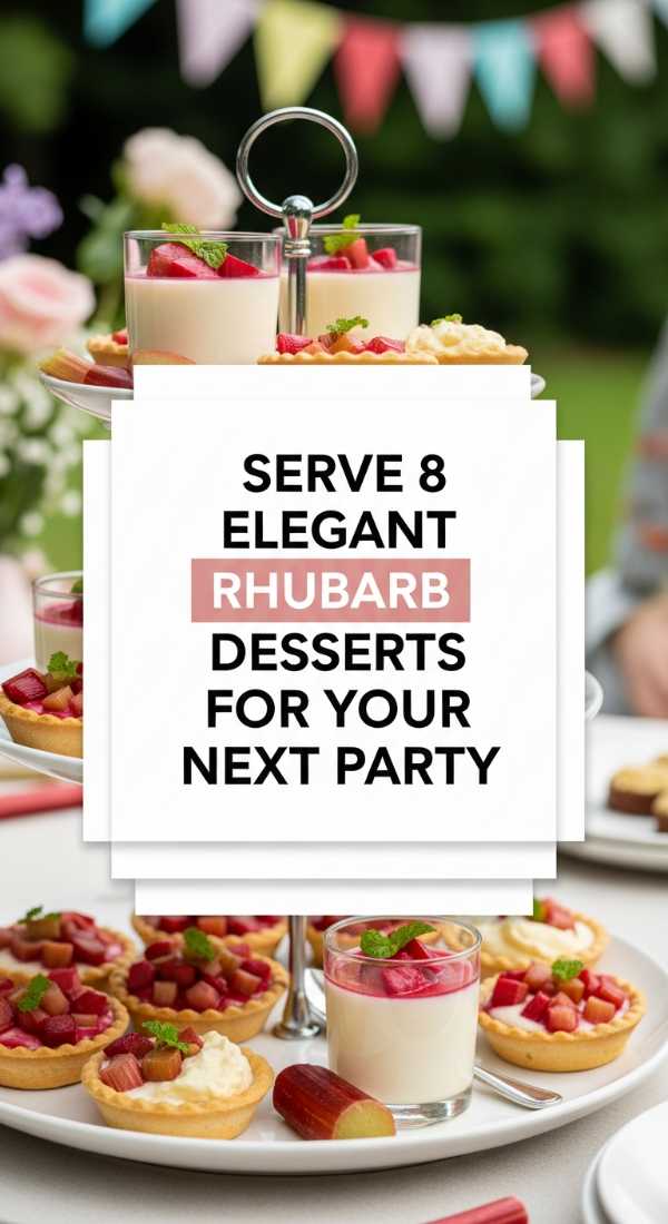 Serve 8 Elegant Rhubarb Desserts For Your Next Party 69fd8ca5558ea