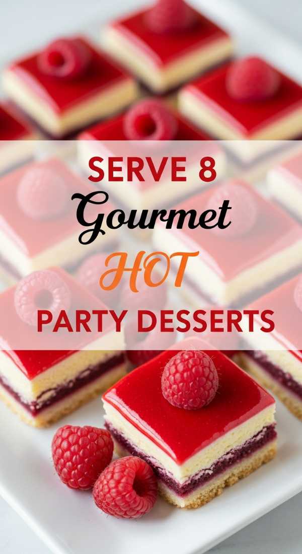 Serve 8 Gourmet Party Desserts 6a0d9eefe30f0
