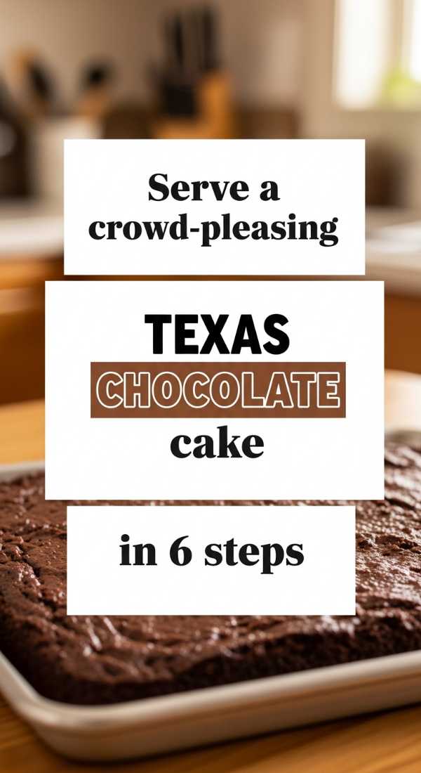 Serve A Crowd Pleasing Texas Chocolate Sheet Cake In 6 Steps 6a06cff94714d