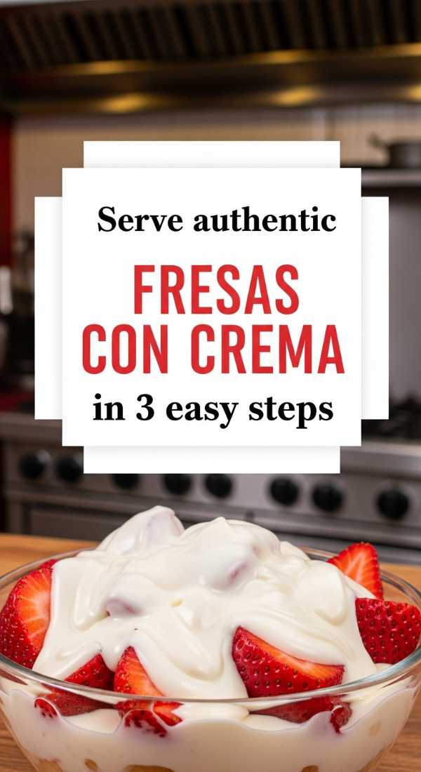 Serve Authentic Fresas Con Crema In 3 Easy Steps 6a070b47ecd4b